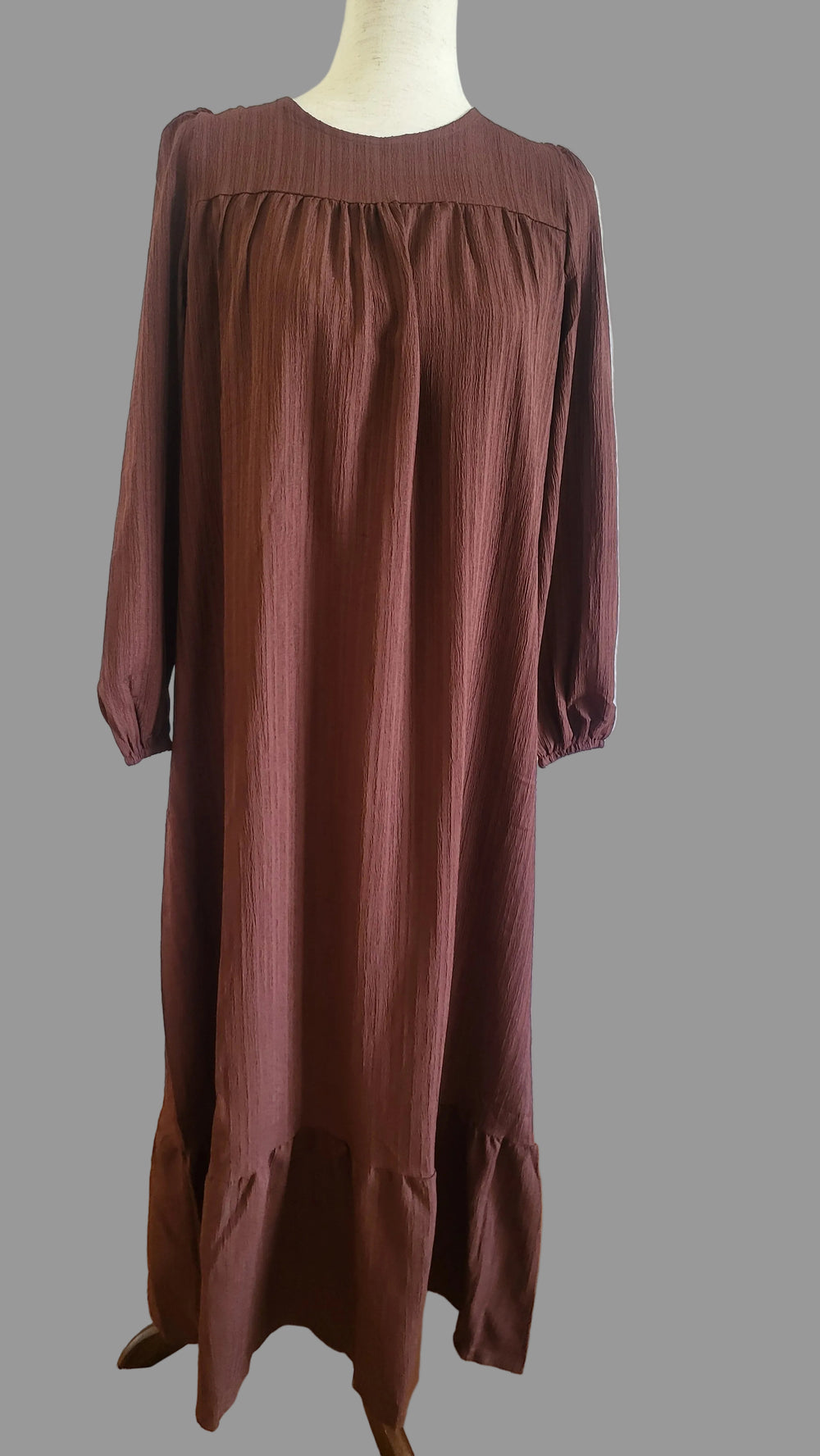 The Pleated Maxi Dress