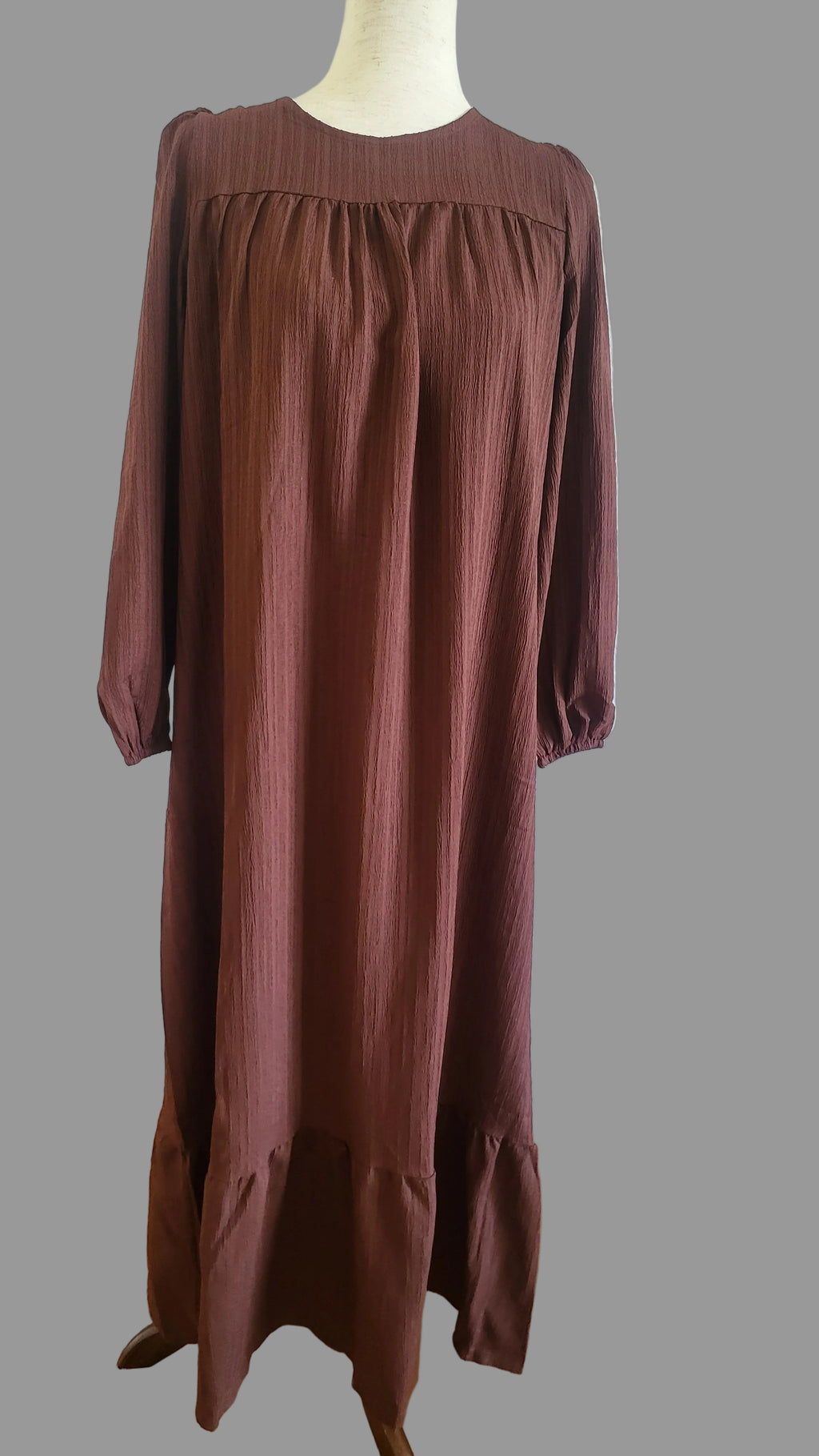 The Pleated Maxi Dress