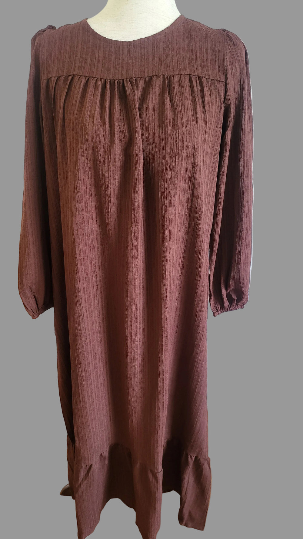 The Pleated Maxi Dress