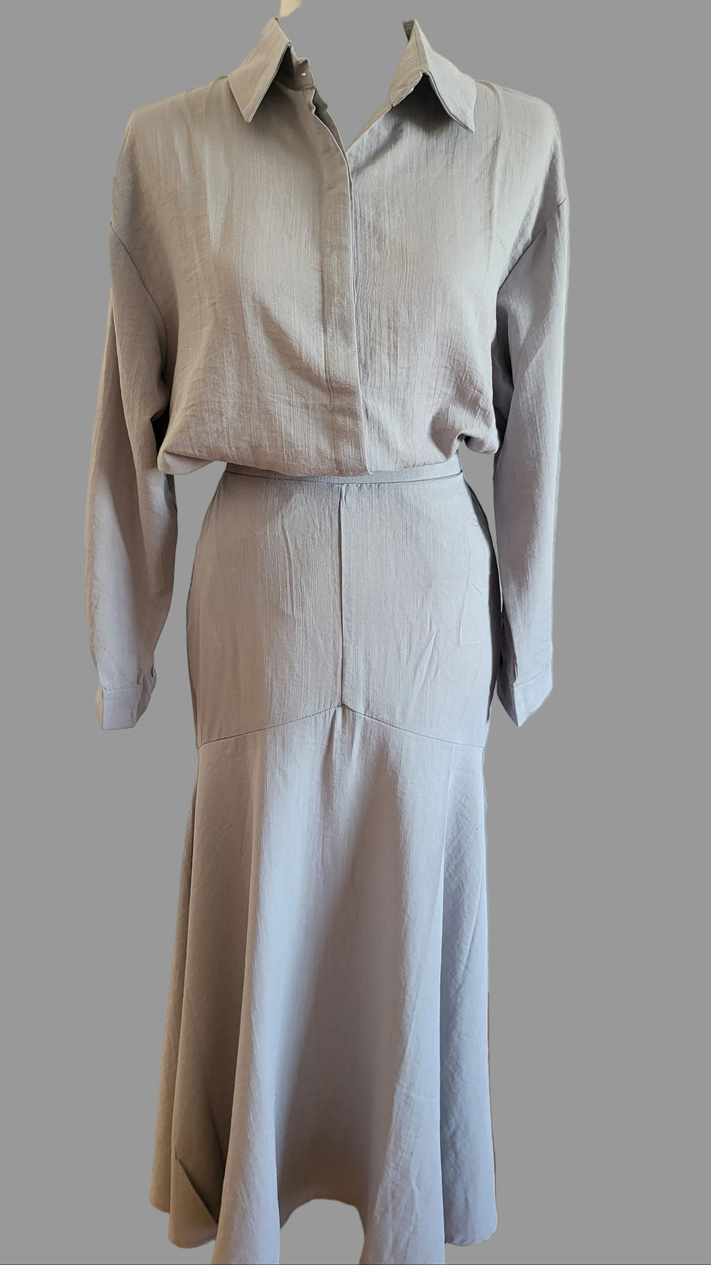 The Sera Set - Shirt & Tiered Maxi Skirt Co-Ord Set