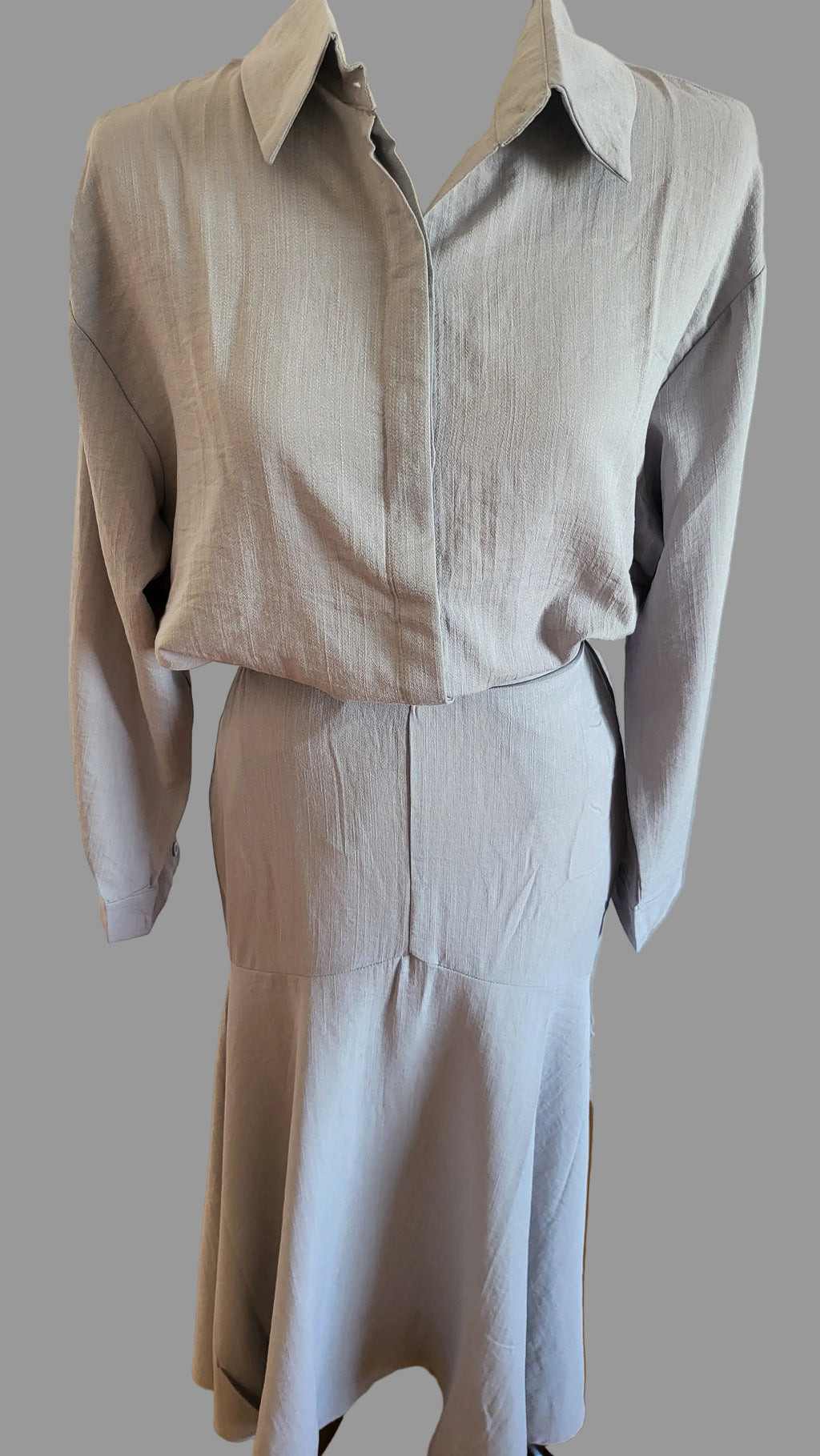 The Sera Set - Shirt & Tiered Maxi Skirt Co-Ord Set