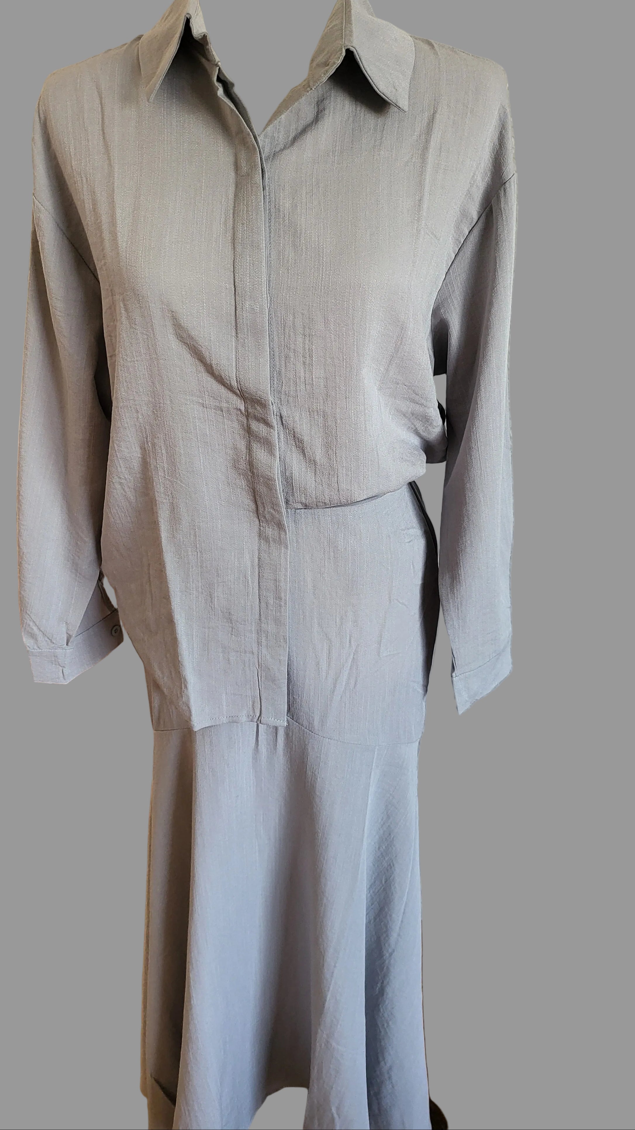 The Sera Set - Shirt & Tiered Maxi Skirt Co-Ord Set