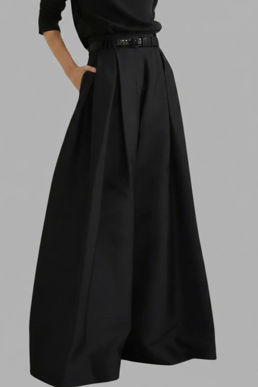 The Arden Pleated Wide-Leg Pants
