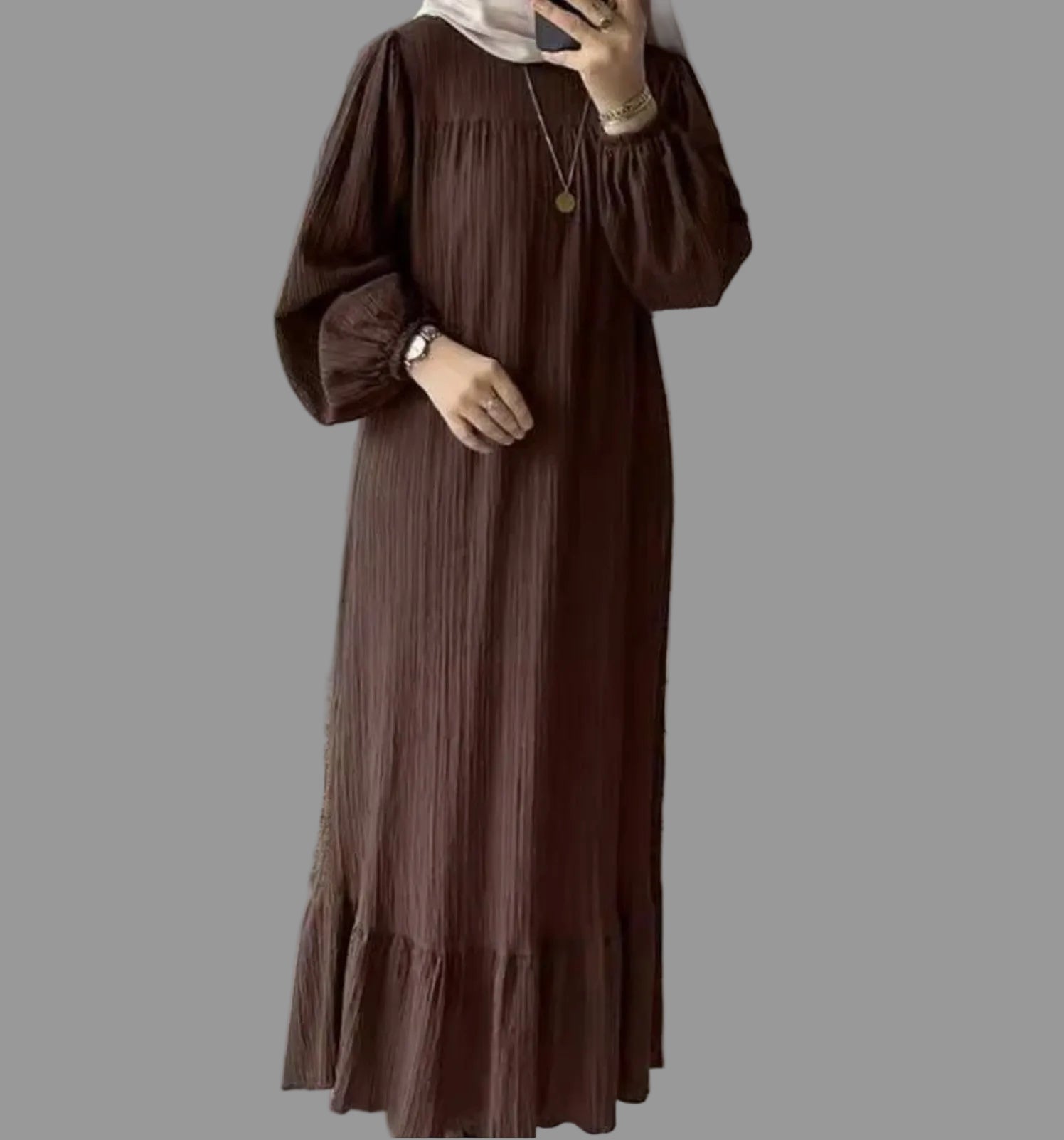 The Pleated Maxi Dress